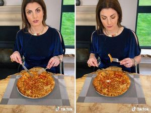 Pakar Etiket Kena Nyinyir Gegara Praktekan Cara Makan Pizza Pakai Pisau dan Garpu