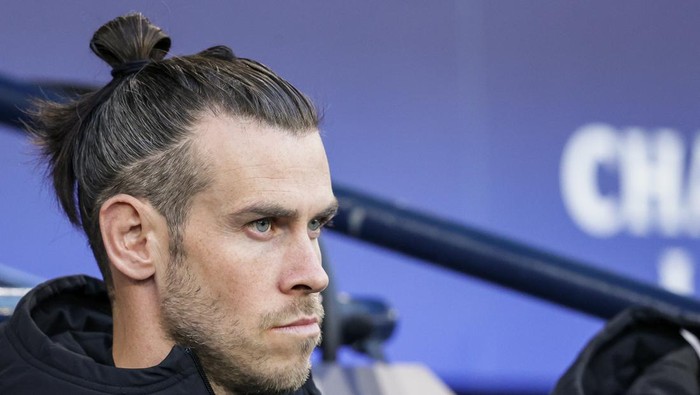 MANCHESTER, UNITED KINGDOM - APRIL 26: Gareth Bale of Real Madrid during the UEFA Champions League  match between Manchester City v Real Madrid at the Etihad Stadium on April 26, 2022 in Manchester United Kingdom (Photo by David S. Bustamante/Soccrates/Getty Images)