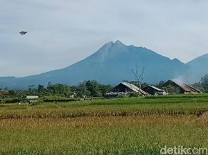 Gunung Merapi Cerah Pagi Ini Lur...