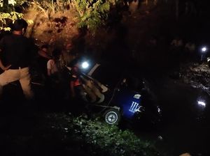 Horor Mobil di Bone Terjun ke Sungai Usai Pemilik Lihat Sosok Misterius