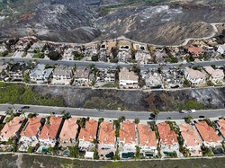 Pemandangan Mengerikan Kebakaran Hutan Ludeskan 60 Rumah di Texas