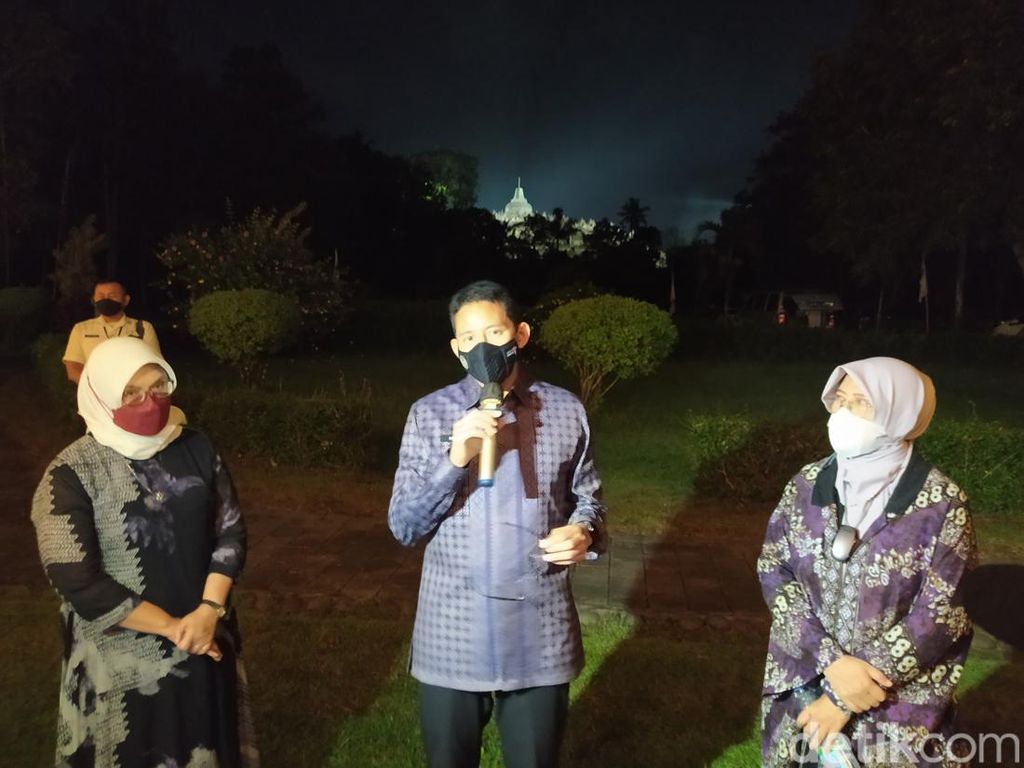Hotel di Borobudur Penuh, Sandiaga Uno: Kami Tinggal di Balkondes