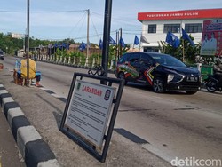 Papan Larangan Mengemis di Terminal Penggung Klaten Copot