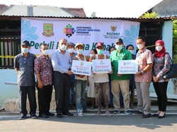 Pemkot Mojokerto-Baznas Sinergi Bantu Rumah Warga Korban Kebakaran