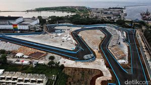 Penampakan Terkini Sirkuit Formula E dari Udara