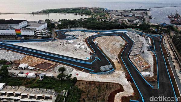 Penampakan Terkini Sirkuit Formula E dari Udara