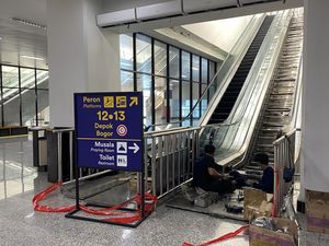Eskalator di Stasiun Manggarai Kembali Diperbaiki