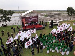Sahabat Ganjar Gelar Apel Akbar Bareng Santri di Jombang