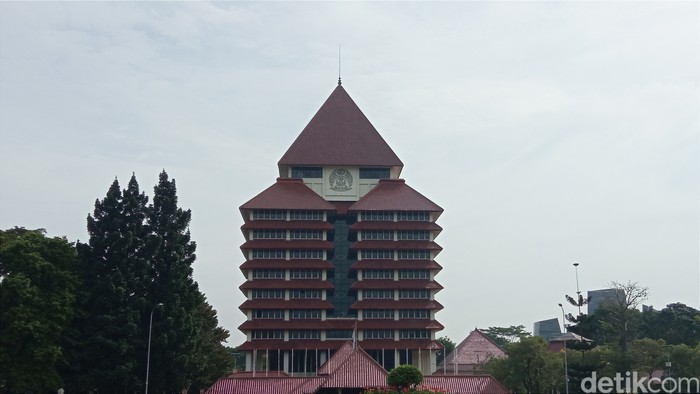 Suasana di Kampus UI Depok saat UTBK SBMPTN 2022