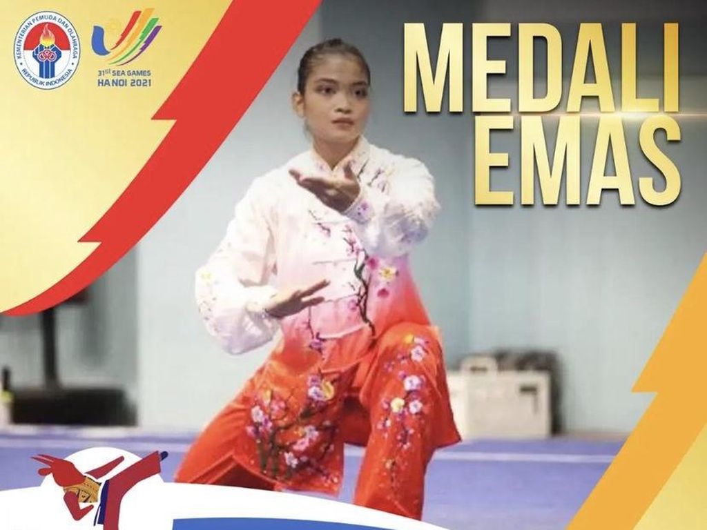 Mahasiswi Unair Sabet Emas Wushu di SEA Games, Begini Perjuangannya