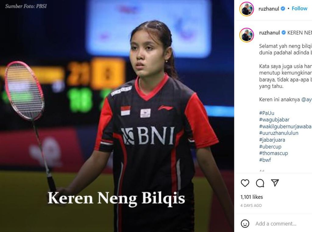 Heboh! Wagub Jabar Sebut Atlet Bilqis Prasista Anak Ayu Ting Ting Heboh! Wagub Jabar Sebut Atlet Bilqis Prasista Anak Ayu Ting Ting