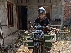 Viral Hijabers Bisnis Dekor Lamaran, Angkut Perlengkapan Sendiri Pakai Motor Viral Hijabers Bisnis Dekor Lamaran, Angkut Perlengkapan Sendiri Pakai Motor