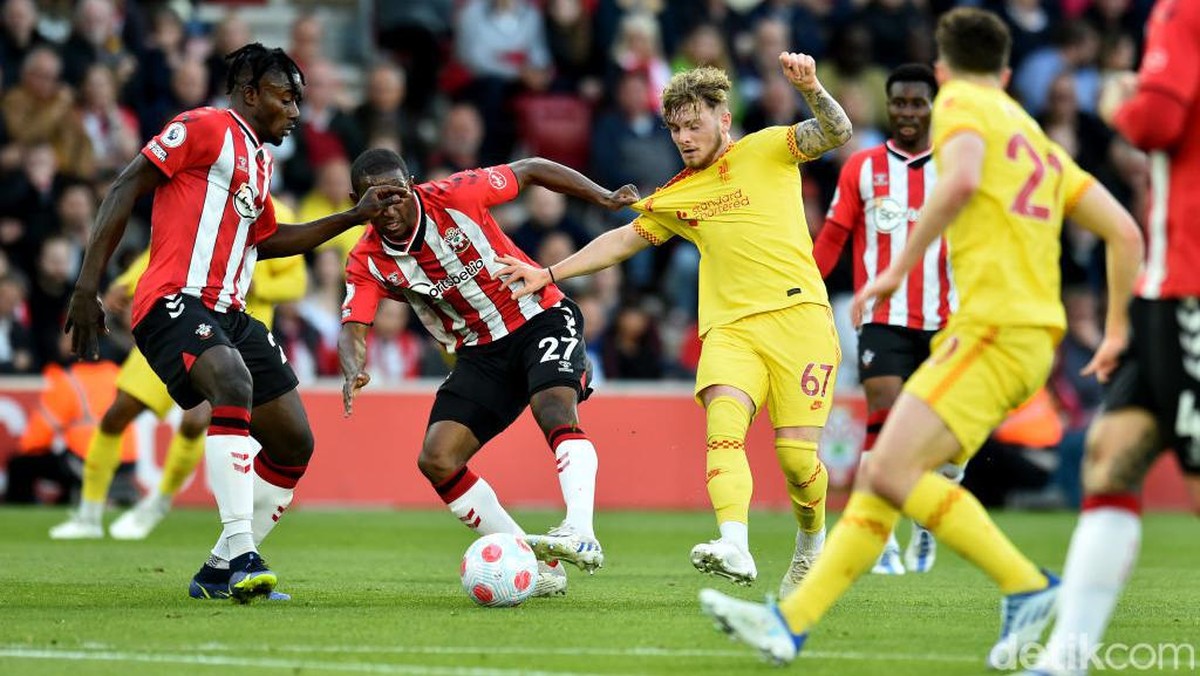 Southampton vs Liverpool 1-1 di babak pertama (Foto: Liverpool FC via Getty Images/Andrew Powell)