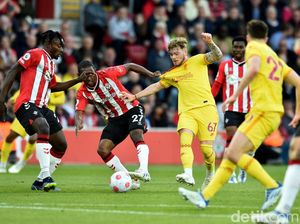 Southampton Vs Liverpool 1-1 di Babak Pertama