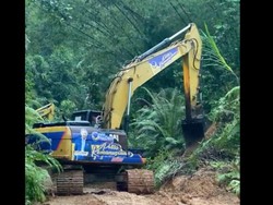 NasDem Sulsel Bantu Perbaiki Jalur ke Rampi, Turunkan 6 Alat Berat