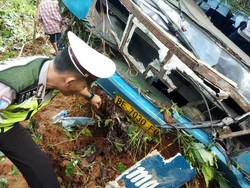 Bus Masuk Jurang di Pesisir Barat Lampung: 1 Tewas, 31 Luka-luka