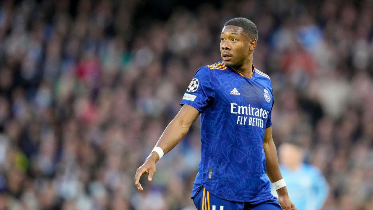 Alaba berpeluang tampil di final Liga Champions melawan Liverpool akhir bulan ini. Foto: DeFodi Images via Getty Images/DeFodi Images