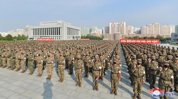 Tentara Korut Dikerahkan untuk Perangi Covid-19, Begini Potretnya