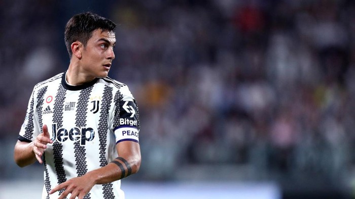 ALLIANZ STADIUM, TORINO, ITALY - 2022/05/16: Paulo Dybala of Juventus Fc  looks on during the Serie A match between Juventus Fc and Ss Lazio. The match ends in a draw 2-2. (Photo by Marco Canoniero/LightRocket via Getty Images)