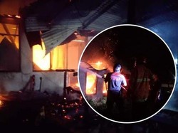 Malam-malam, Rumah Lansia di Kubutambahan Buleleng Ludes Terbakar