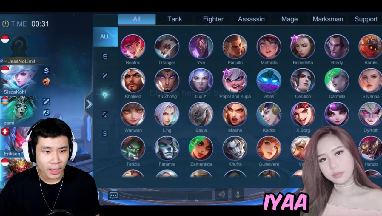 Tangkapan Layar Kanal YouTube Jess No Limit