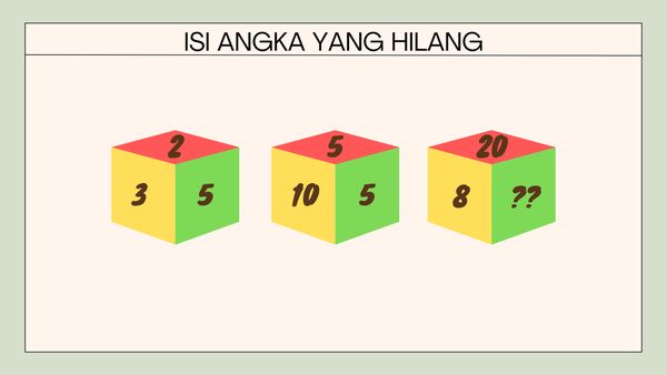 Teka-teki Matematika Buat yang Ingin Makin Pintar, Uji Otak Kamu