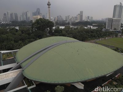 Penampakan Gedung Kura-kura DPR yang Akan Diperbaiki Rp 4,5 M