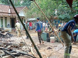 Rumah di Ciamis Hangus Terbakar, Pemiliknya Alami Luka Bakar 30%