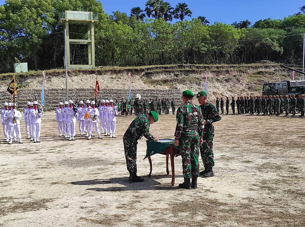 KSAD TNI Resmikan Arhanud dan Armed di Perbatasan RI-RDTL