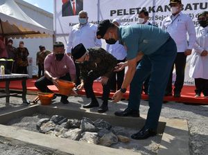 Peletakan Batu Pertama Kawasan Industri Konawe Utara, Maruf Minta Ini!