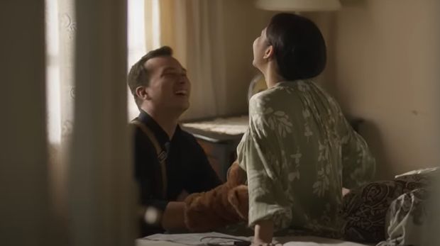 Nicholas Saputra dan Ariel Tatum di Film Sayap Sayap Patah