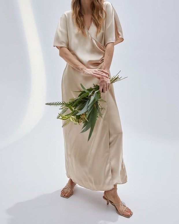 Pakaian berbahan sutera/Foto: Pinterest/H&M pakaian sutera