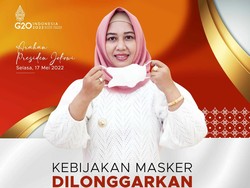 Aturan Masker Dilonggarkan, Walkot Mojokerto: Masyarakat Tetap Bijak