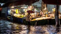 Potret Banjir di Bangkok Usai 10 Jam Diguyur Hujan Deras