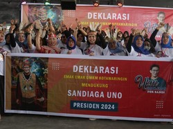 Emak-emak di Kalteng Dukung Sandiaga Uno Nyapres, Ini Alasannya