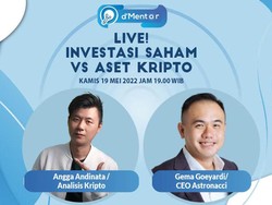 LIVE dMentor: Investasi Saham VS Aset Kripto
