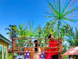 Pengantin Baru Viral Bukan Naik Mobil Mewah Tapi Truk bak Terbuka