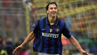 Zlatan Ibrahimović. Main 110 kali di Inter, 39 kali di Barca. Foto: Getty Images/New Press