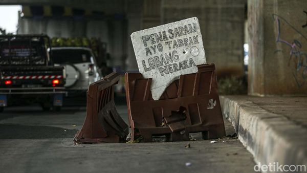 Buset... Lobang Neraka Muncul di Bekasi