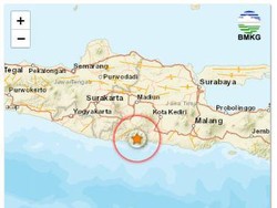 Gempa M 2,6 Guncang Trenggalek