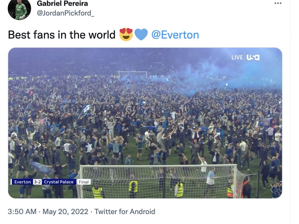 Heboh Everton Lolos Degradasi, Netizen: Seperti Menang Liga Champions