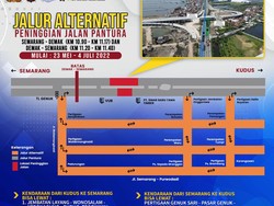 Perbaikan Jalan Pantura Demak 23 Mei-4 Juli, Ini Rute Alternatifnya