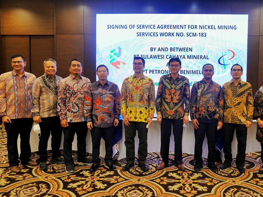 Petronesia Benimel & Sulawesi Cahaya Mineral Kerja Sama Produksi Nikel