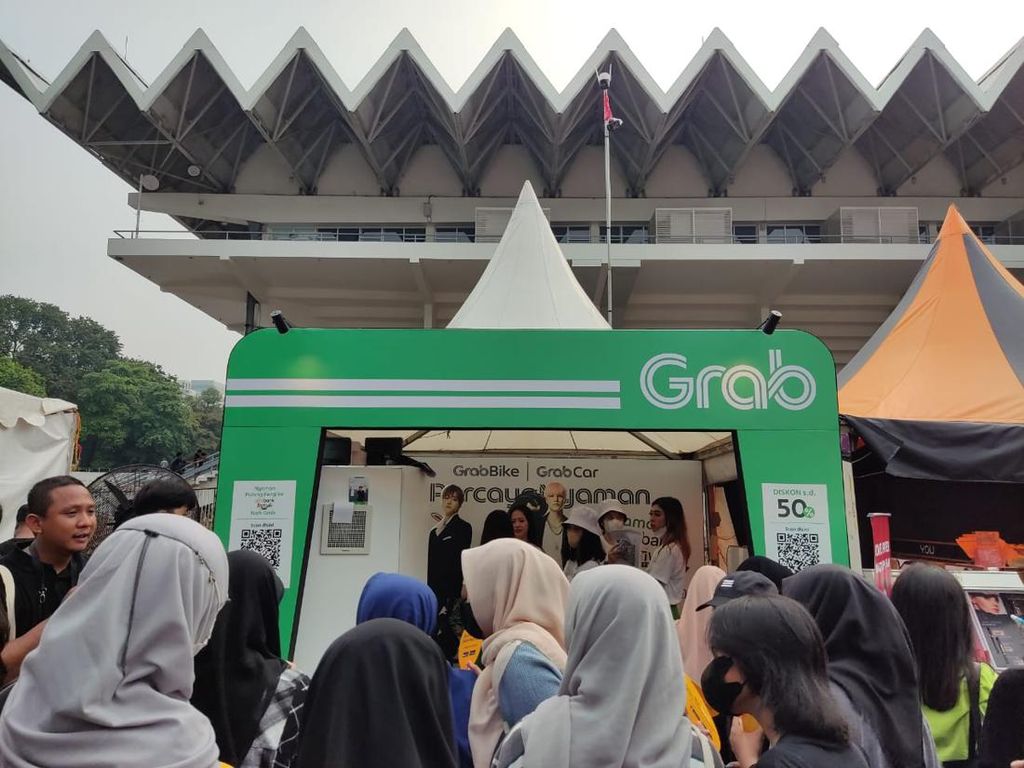 Grab Buka Shelter Antar Jemput Pengunjung Allo Bank Festival, Cek di Sini!