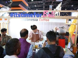 Stan Indonesia di SATTE Banjir Pengunjung, Sandiaga Optimis Pariwisata Bangkit