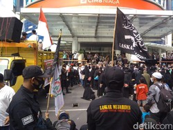 Pendemo di Medan Samakan Singapura dengan Zionis Israel