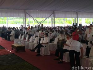 Moeldoko-Wantimpres Sidarto Hadiri Rakernas Projo di Borobudur