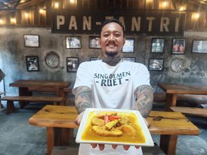 Gurihnya Telur Ikan Setan Bumbu Bali, Menu Lokalan Khas Pan Tantri