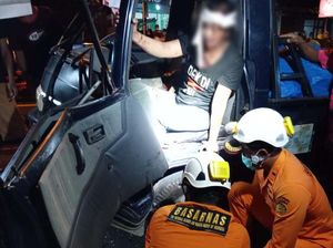 Diganggu Anak Saat Nyetir, Mobil Carry Tabrak Pohon, Satu Orang Luka Diganggu Anak Saat Nyetir, Mobil Carry Tabrak Pohon, Satu Orang Luka