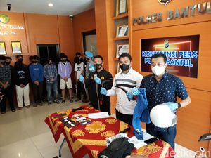 Konvoi Bawa Sajam di Jalan Samas Bantul, 17 Pelajar Diciduk Polisi